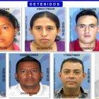 Los sospechosos fueron puestos a órdenes de las autoridades. Entre ellos hay dos mujeres.