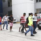 Los sospechosos fueron llevados a la Unidad Judicial de Flagrancia.