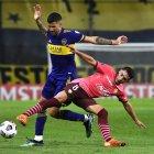 Emmanuel Martínez de Barcelona tuvo un buen partido ante Boca Juniors,