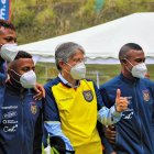 El presidente Guillermo Lasso visitó a la Tricolor.