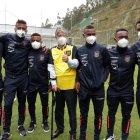 Guillermo Lasso visitó a los seleccionados ecuatorianos, en Quito.