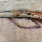 El armamento fue encontrado dentro del domicilio donde se produjo la agresión.