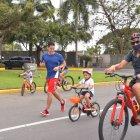 Las personas que acudieron a esta actividad, lo hicieron caminando o en bicicleta.
