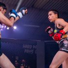 Germania Lascano (d) debutará internacionalmente ante la peruana Sandra Lavado.