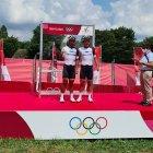 Jhonatan Narváez y Richard Carapaz en los JJOO de Tokio.