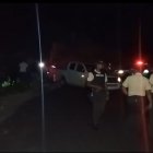 Los agentes de policía fueron al sitio luego de que la gente les comunicó de la novedad.