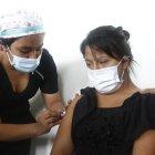 Los comuneros acudieron a los puntos de vacunación que se instalaron.