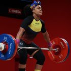 Neisi fue la abanderada de la selección.