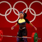 Neisi Dajomes ganó la medalla de oro en los Juegos Olímpicos, en Halterofilia 76 kilogramos