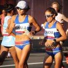 Rosalba Chacha y Paola Bonilla compitieron en la prueba de maratón femenina de los Juegos Olímpicos.