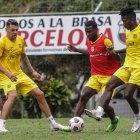 Carlos Garcés ha regresado con todo a los entrenamientos.