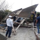 El centro arqueológico de la comuna de Santa Elena se derrumbó.