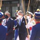 Guillermo Lasso, en el acto por el 10 de agosto de 1809.