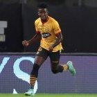 Adonis Preciado de Barcelona celebra un gol en el estadio Maracaná en Rio de Janeiro.