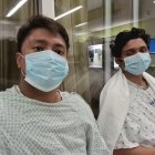 Mauricio Altamirano y su primo Jeremy recibieron atención médica.