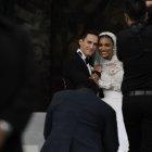 Juan David Borrero y Jasmine Tookes se casaron el 4 de septiembre en Quito