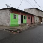 En esta vivienda, de color verde, las víctimas observaban el encuentro futbolístico.
