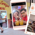 Ambos publicaron tiernos videos en redes sociales.