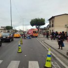 Un muerto y un herido dejó accidente de tránsito en la vía a Perimetral de Guayaquil