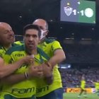 El DT del Palmeiras, Abel Ferreira, celebró de forma eufórica la clasificación a la final de la Copa Libertadores.