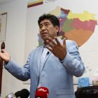 Jorge Yunda en Complejo Judicial norte de Quito para la instalación de la audiencia.