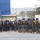 Operativo en conjunto desarrollado la mañana de este sábado en la cárcel regional