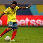 Miguel Borja de Colombia, en una fotografía de archivo. EFE/Fernando Bizerra
