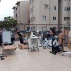 Los pertrechos y drones hallados