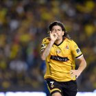 Ismael Blanco le marcó cuatro goles a Emelec, con la camiseta de Barcelona.