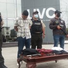 Los dos detenidos, entre ellos un menor de edad, serían integrantes de la banda delincuencial del 'Colorado', informó la Policía.