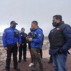 Puesto de Mando Unificado se encuentra reunido en el Nevado Chimborazo. Se coordinan acciones para el rescate de excursionistas.