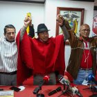 El presidente de la Confederación de Nacionalidades Indígenas de Ecuador, Leonidas Iza dijo que mantendría el paro