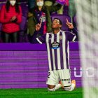 Gonzalo Plata marcó su segundo gol con el Real Valladolid, en el duelo ante el Mirandés.