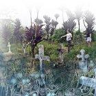 Las hermanas Naomi y Lía Delgado recorren el cementerio hasta donde llegan los vehículos por el fenómeno.