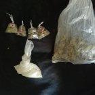 Parte de la droga incautada a los sospechosos en las últimas horas.