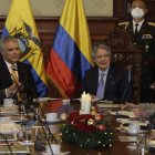 Lasso y Duque se reunieron este domingo.