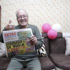 Luis revisó varias veces el ejemplar, así se cercioró que era el ganador de los $ 100.