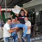 Sus panas de Colón y Babahoyo festejaron con él.