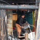 Incendio de 9 casas de caña en Duran sector una sola fuerza a causa de un cortocircuito.