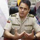 El gral Araus, cuando era el comandante de la Zona 8 de Policía.