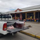 El cadáver fue trasladado a la morgue de Riobamba para determinar cuántas puñaladas recibió la mujer.