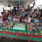 Felicidad total fue la que manifestaron los niños de la cooperativa Cañaveral.