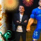 Andrés Pollo López ahora en Liga de Quito, le gusta hacer el Año viejo él mismo.