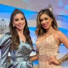 Shirley Arica junto a Virginia Limongi, ambas participan del cansting en vivo de En Contacto