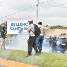 Esta semana, los habitantes de cuatro comunidades protestaron por la afectación ambiental del relleno sanitario de El Inga.