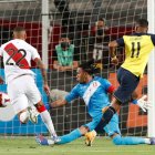 Michael Estrada marcó el único tanto del partido para los ecuatorianos.