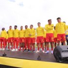 Aucas presenta su nuevo uniforme.