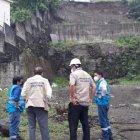 El martes 8 de febrero personal municipal acudió al lugar del deslizamiento para verificar su gravedad.