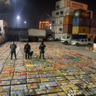Casi 7 toneladas de droga se incautó en el puerto de Guayaquil.