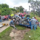 Así quedó el automotor siniestrado.